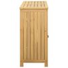 vidaXL Table console de jardin 80x35x75 cm bois massif d'acacia