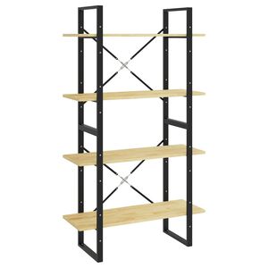 vidaXL Biblioth&egrave;que &agrave; 4 niveaux 80x30x140 cm bois de pin massif