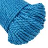 vidaXL Corde de travail Bleu 3 mm 500 m Polypropyl&egrave;ne