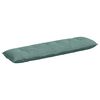 vidaXL Coussin de Dos Vert Mer 180 x 50 cm Tissu en velours c&ocirc;tel&eacute;