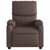 vidaXL Fauteuil de massage inclinable Marron Similicuir