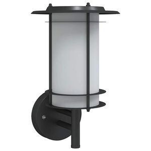 vidaXL Applique murale d'ext&eacute;rieur noir acier inoxydable
