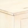vidaXL Buffet Blanc 160x40x80 cm Bois de manguier massif