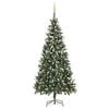 vidaXL Arbre de No&euml;l artificiel pr&eacute;-&eacute;clair&eacute; et boules 210 cm