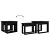 vidaXL Ensemble de tables basses 2 pcs Ch&ecirc;ne noir Bois d'ing&eacute;nierie