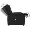 vidaXL Fauteuil de massage Noir Tissu