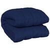 vidaXL Couverture lest&eacute;e Bleu 220x230 cm 15 kg Tissu