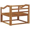 vidaXL Sofa de milieu ext&eacute;rieur Bois d'Acacia Massif Naturel