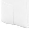 vidaXL Coussin de Dos Blanc 140 x 24 x 50 cm tissu