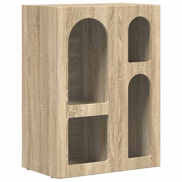 vidaXL Buffet Ch&ecirc;ne Sonoma 59 x 35 x 80,5 cm Bois d'ing&eacute;nierie