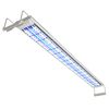 vidaXL Lampe &agrave; LED pour aquarium 120-130 cm aluminium IP67