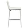 vidaXL Ensemble de bar 3 pcs Similicuir Blanc