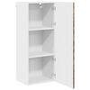 vidaXL Armoire de cuisine avec &eacute;tag&egrave;re Ch&ecirc;ne fum&eacute; 40 x 31 x 100 cm