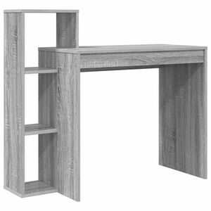 vidaXL Bureau Gris Sonoma 100 x 40 x 90 cm Bois d'ing&eacute;nierie