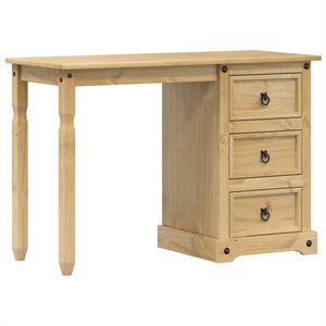 vidaXL Coiffeuse Corona 110x47x75 cm bois de pin massif