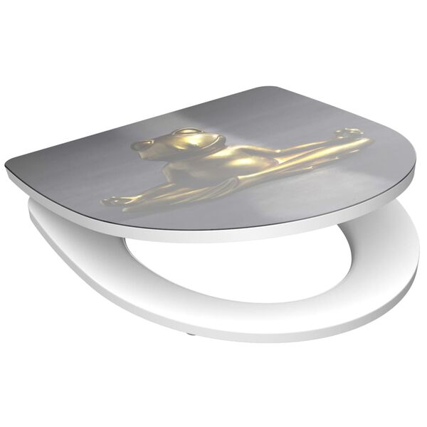 SCHÜTTE Siège de toilette Duroplast fermeture en douceur RELAXING FROG