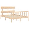vidaXL Cadre de lit sans matelas 120x200 cm bois de pin massif