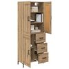 vidaXL Haut Armoire 2 pcs Ch&ecirc;ne artisanal Bois d'ing&eacute;nierie