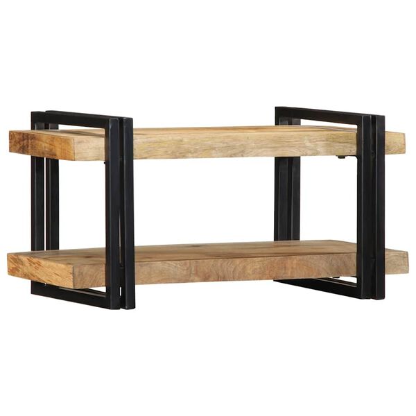 vidaXL &Eacute;tag&egrave;re murale 70x33x35 cm bois de manguier massif brut