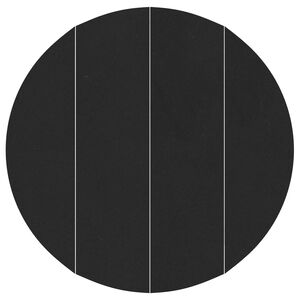 vidaXL Tapis de piscine Noir &Oslash; 458 cm Tissu non tiss&eacute;