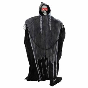 vidaXL Faucheuse suspendue Halloween SPOOKA Noir 112 x 164 cm