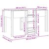 vidaXL Lit Superpos&eacute; pour Enfants Ch&ecirc;ne artisanal 100 x 200 cm