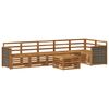 vidaXL Ensemble de canap&eacute;s d'ext&eacute;rieur 6 pc Naturel