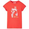T-shirt pour enfants rouge 128
