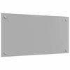 vidaXL Protection de cuisine 2 pcs Gris clair 80 x 40 cm verre tremp&eacute;