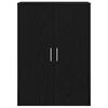 vidaXL Buffet Chêne noir 60 x 31 x 84 cm Bois d'ingénierie