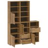 vidaXL Armoires latérales 5 pcs ODDA 40x24x79 cm bois massif pin