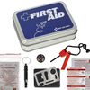 FIRST AID ONLY Ensemble d'urgence 22 pcs To Go en bo&icirc;te m&eacute;tallique