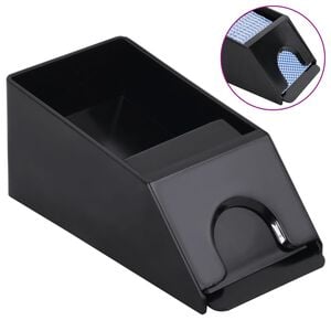 vidaXL Sabot de cartes &agrave; jouer noir 2 jeux
