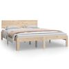 vidaXL Cadre de lit sans matelas bois massif de pin 140x200 cm