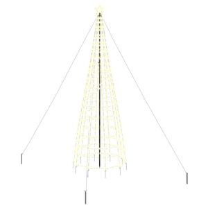 vidaXL Arbre de No&euml;l LED EKENAS 400 cm 800 LED Blanc chaud Acier Dor&eacute;