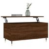 vidaXL Table basse Ch&ecirc;ne marron 90x44,5x45 cm Bois d'ing&eacute;nierie