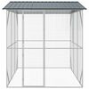 vidaXL Cage pour oiseaux Anthracite 227 x 310 x 247 cm Acier galvanis&eacute;