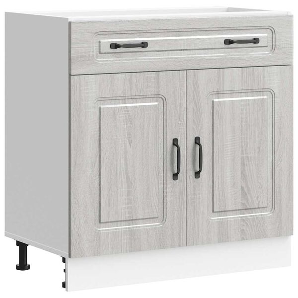 vidaXL Armoire de cuisine Kalmar sonoma gris bois d'ing&eacute;nierie
