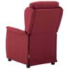 vidaXL Fauteuil inclinable Rouge bordeaux 67.5 x 93.5 x 101.5 cm tissu