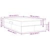 vidaXL Lit avec rangement et matelas Gris clair 120 x 190 cm Velours
