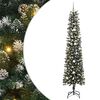vidaXL Sapin de No&euml;l artificiel Vert 240 cm PVC, plastique et acier