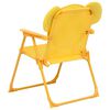 vidaXL Ensemble de bistro avec parasol pour enfants 3 pcs Jaune