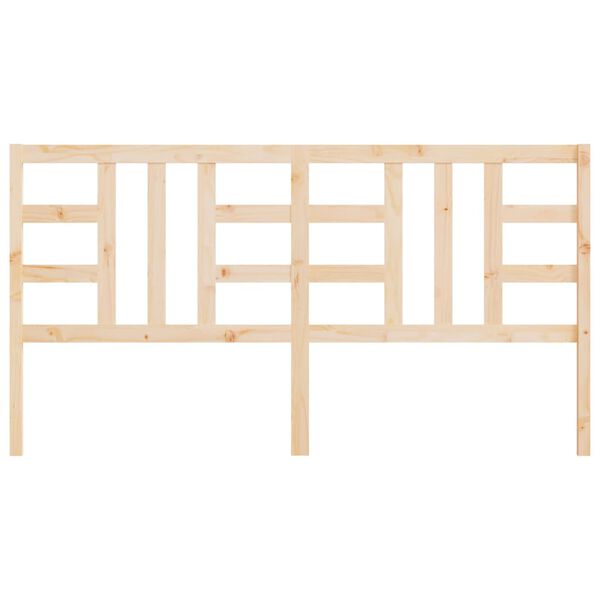 vidaXL T&ecirc;te de lit 186x4x100 cm Bois massif de pin