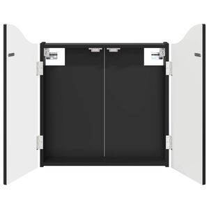vidaXL Cabinet pour cible Noir 56 x 12 x 63 cm Bois d'ing&eacute;nierie