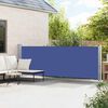 vidaXL Auvent lat&eacute;ral r&eacute;tractable de patio 140x600 cm bleu