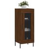 vidaXL Buffet Chêne marron 34,5x34x90 cm Bois d'ingénierie