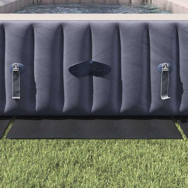 vidaXL Tapis de piscine Noir 999 x 500 cm Géotextile en polyester