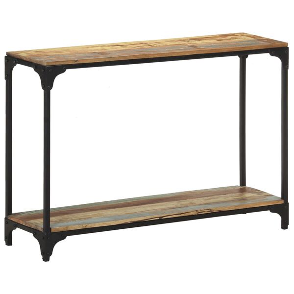 vidaXL Table console 110x30x75 cm Bois solide de récupération