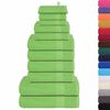 vidaXL Ensemble de serviettes FROGN 12 pcs vert pomme 360 g/m²