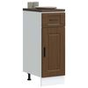 vidaXL Armoire de cuisine Porto ch&ecirc;ne marron bois d'ing&eacute;nierie
